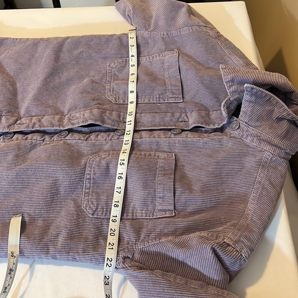 Pac Sun Lavender Long Sleeve Corduroy Button-Down Jacket Size XS/S - Picture 8 of 9